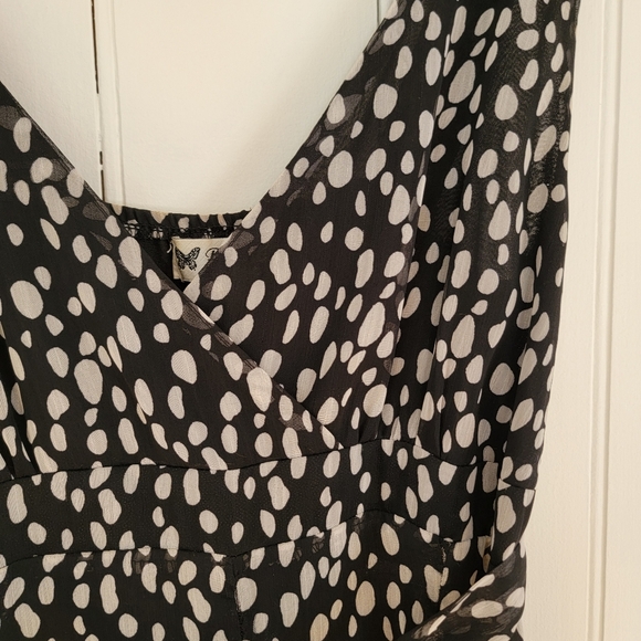 Midi dress black and white sixe M - Picture 3 of 12